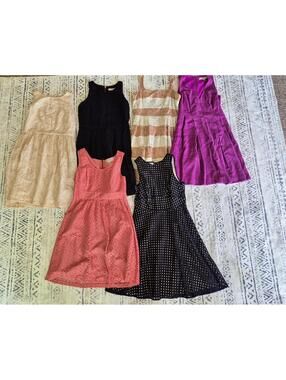 LOFT Women's Sleeveless Dresses Bundle of 6